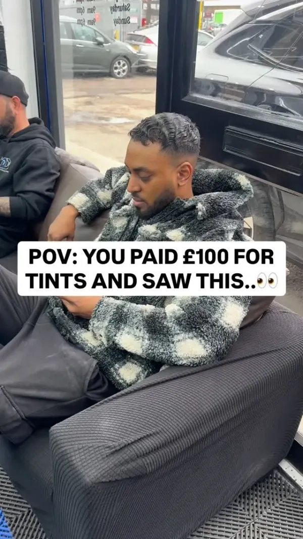 POV: you paid £100 for tints and saw this
