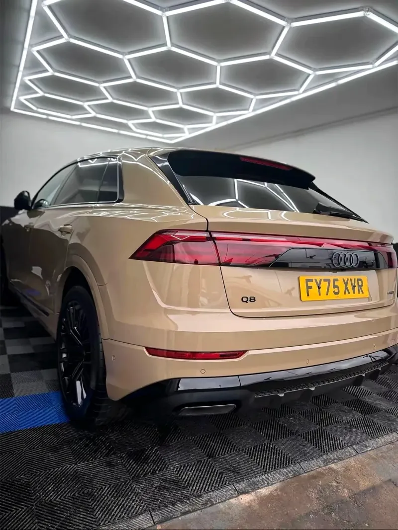 Audi Q8 with paint protection film fitted at Dyno Details Dagenham