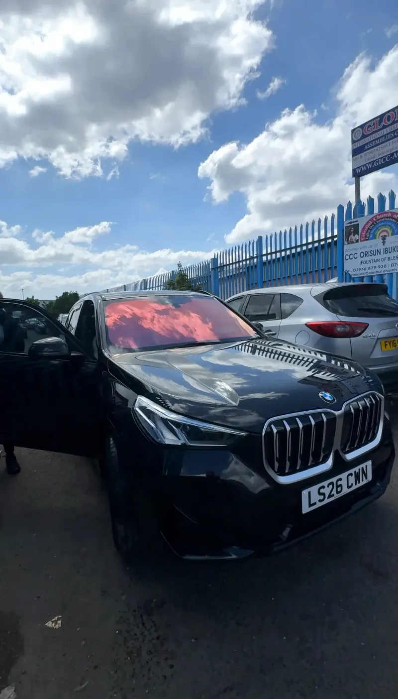 Tinted BMW X1 at the Dyno Details Dagenham studio